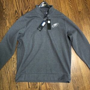 Antigua Mens XL Quarter zip Philadelphia Eagles